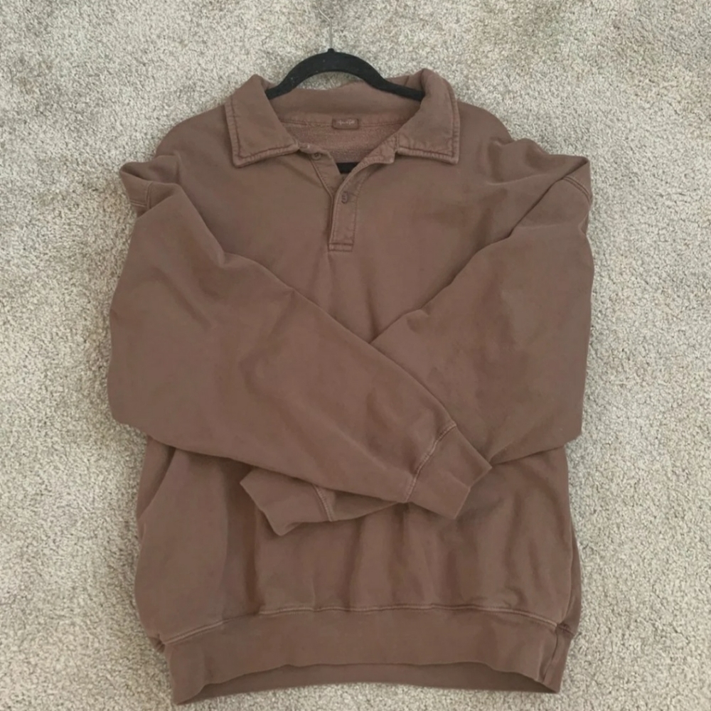 brown archer sweatshirt